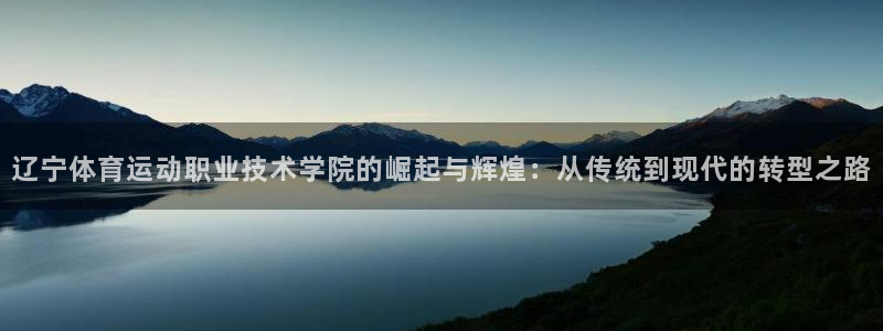 必发官方正版app代理:辽宁体育运动职业技术学院的崛起与辉煌